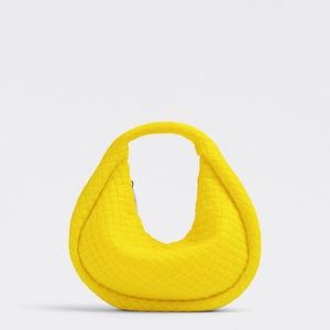 Bottega Veneta padded Jodie in lemon colour